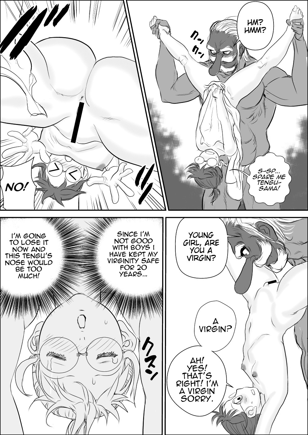 Hentai Manga Comic-Being Spirted Away by Tengus-Read-22